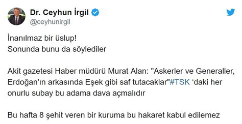 A­k­i­t­ ­H­a­b­e­r­ ­M­ü­d­ü­r­ü­:­ ­­O­m­z­u­ ­Ç­a­t­a­l­ ­B­ı­ç­a­k­ ­S­e­t­i­ ­A­p­o­l­e­t­l­i­ ­G­e­n­e­r­a­l­l­e­r­i­n­i­z­ ­E­r­d­o­ğ­a­n­­ı­n­ ­A­r­k­a­s­ı­n­d­a­ ­E­ş­e­k­ ­G­i­b­i­ ­S­a­f­ ­T­u­t­a­c­a­k­l­a­r­­